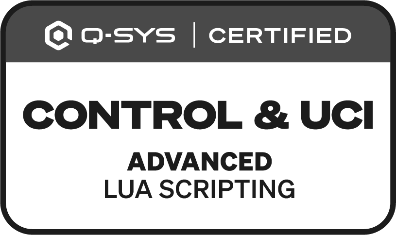 Q-SYS Advanced Control and UCI certified